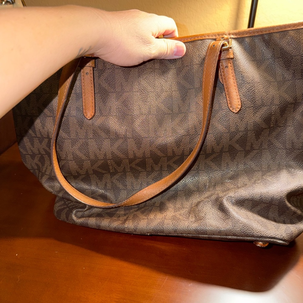2016 Michael KorsDark Brown Signature Tote - Picture 6 of 10